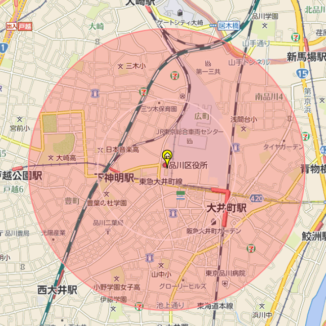 イメージ：東京都品川区広町2丁目1-36