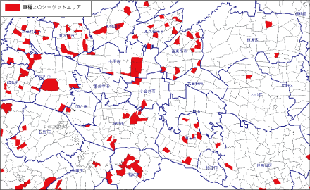 車種Zのターゲットエリアの画像