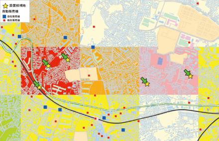 図5：対象エリア設置戦略図