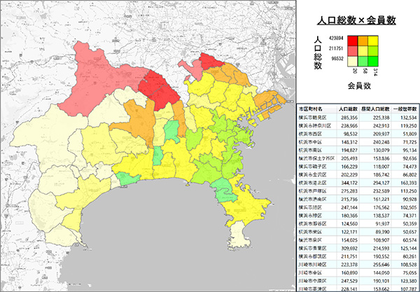 MapInfo® Pro の画面キャプチャ