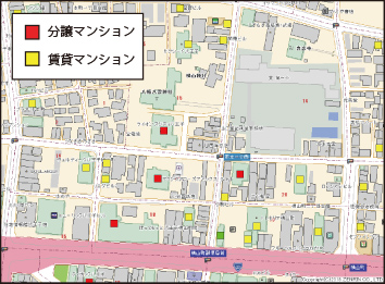 分譲・賃貸マンションポイントデータ:イメージ画像